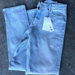 Zara split hem jeans